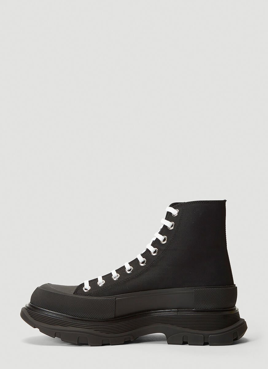 Alexander McQueen Tread Lace Up Boots