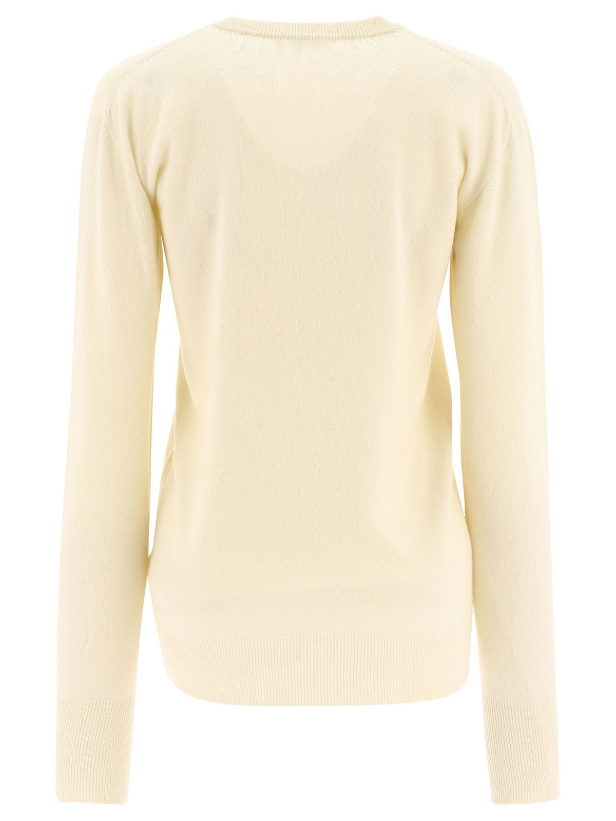 Jil Sander Rib Knitted Crewneck Sweater