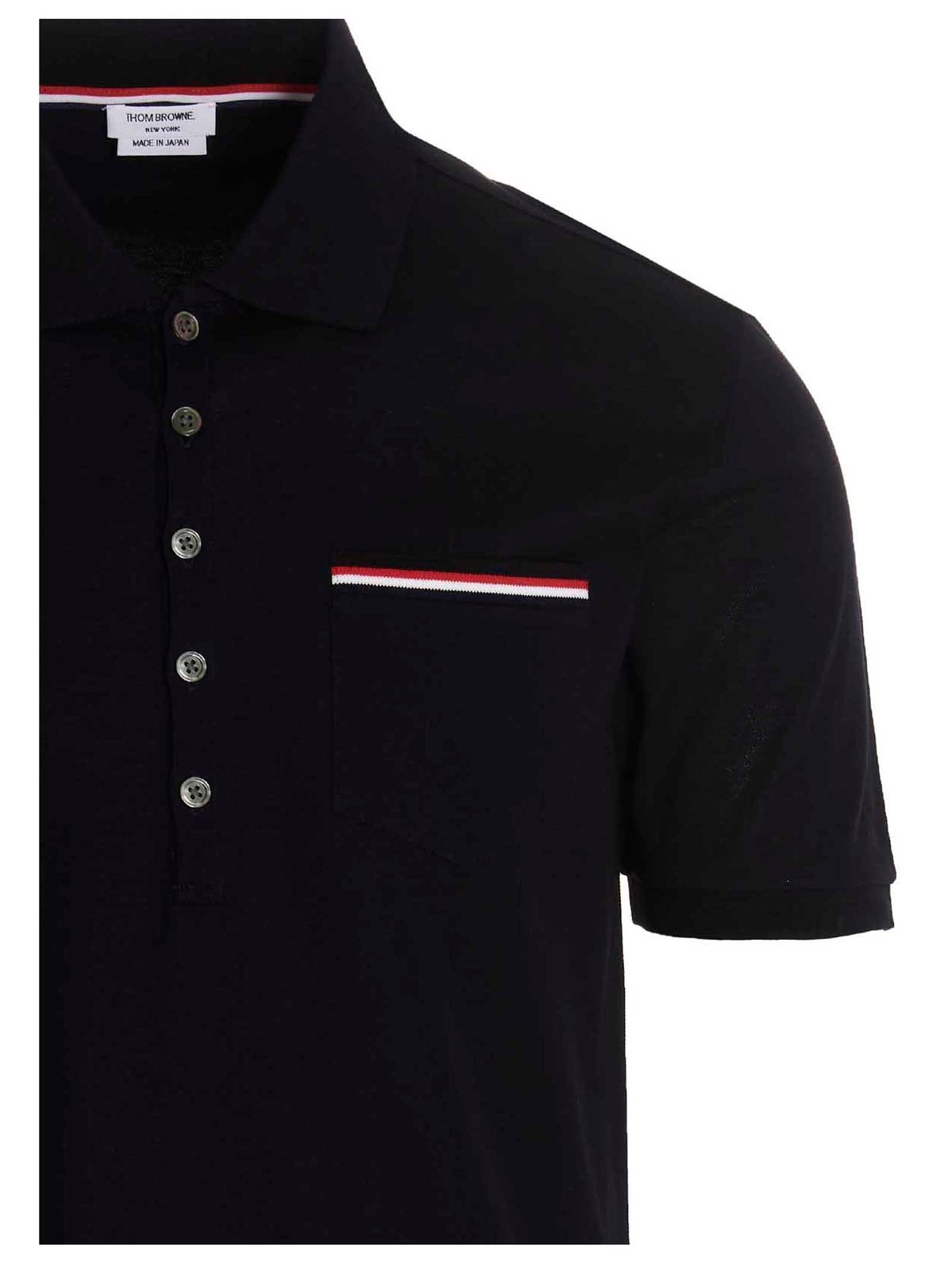 Thom Browne RWB Short-Sleeved Polo Shirt