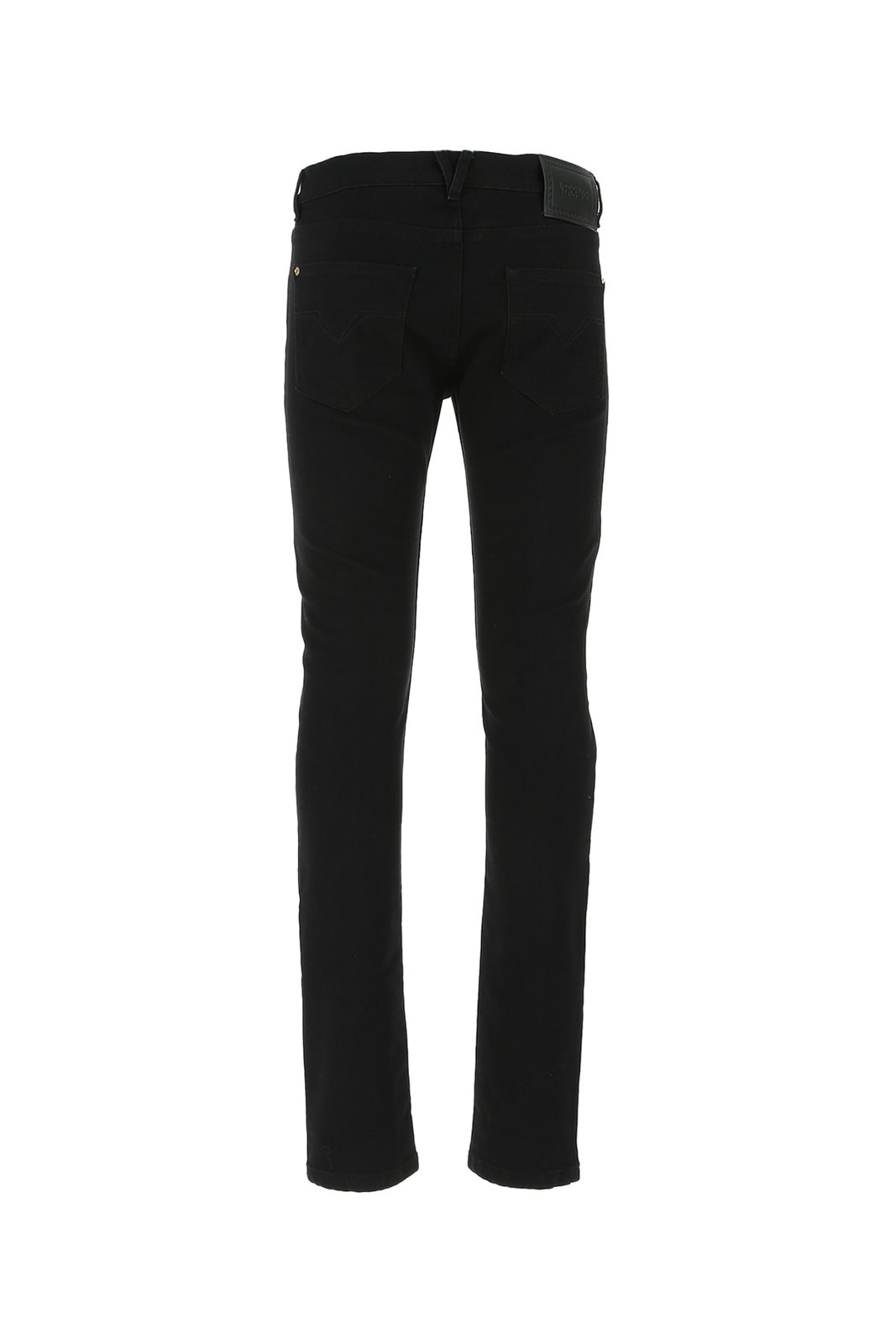 Versace Logo Patch Slim-Fit Jeans