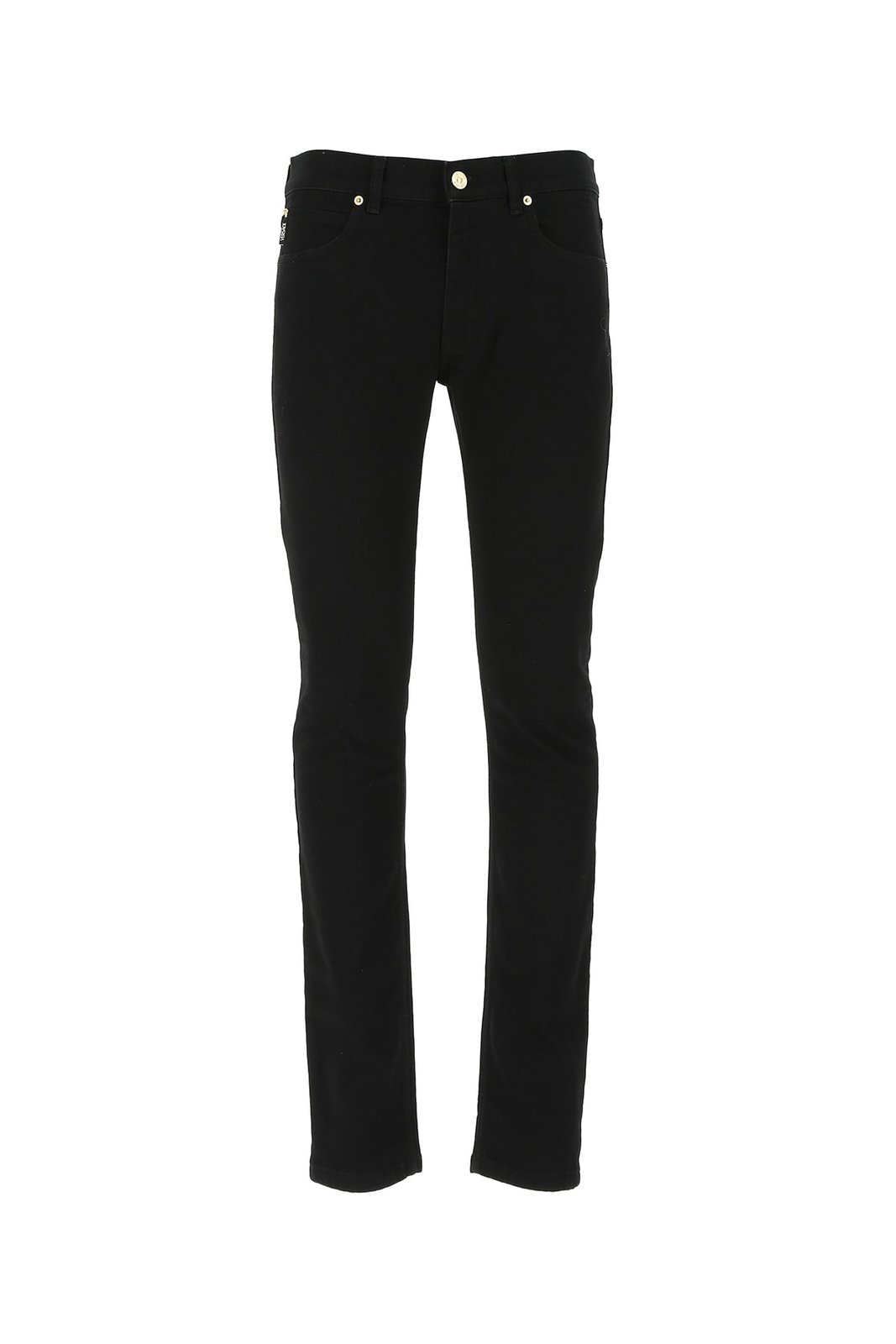 Versace Logo Patch Slim-Fit Jeans