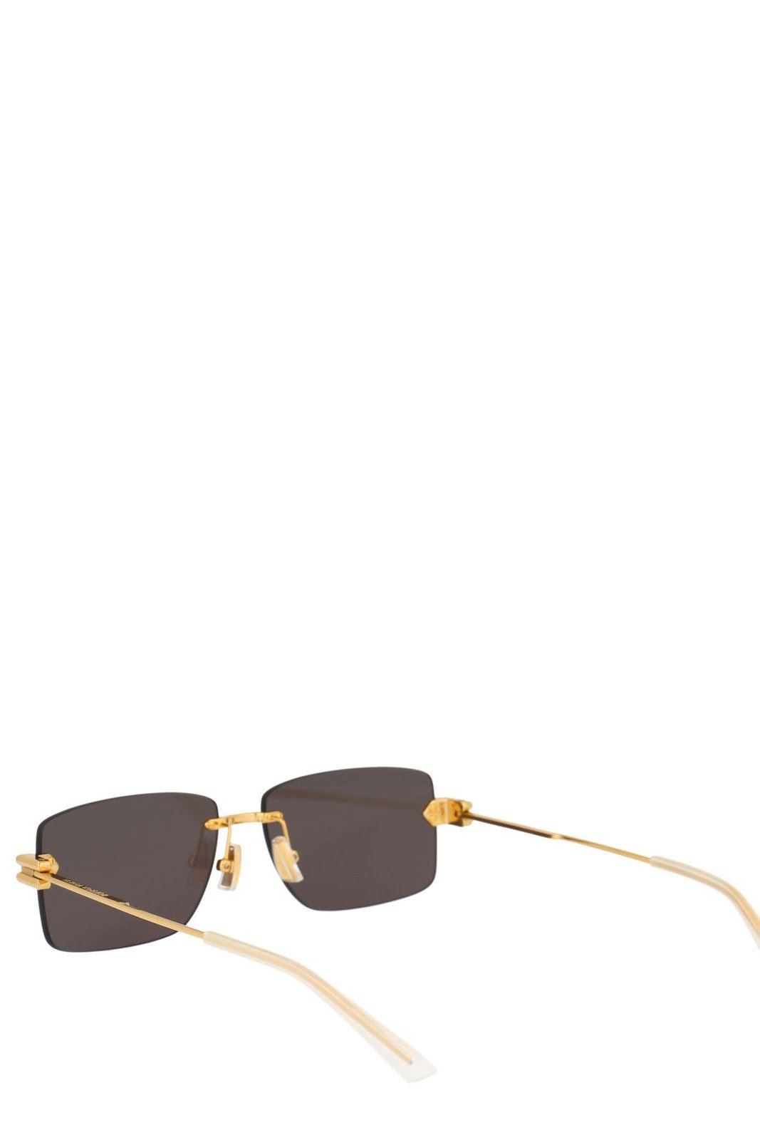 Bottega Veneta Eyewear Rectangle-Frame Rimless Sunglasses