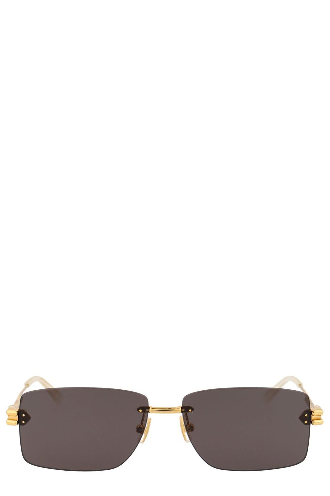 Bottega Veneta Eyewear Rectangle-Frame Rimless Sunglasses