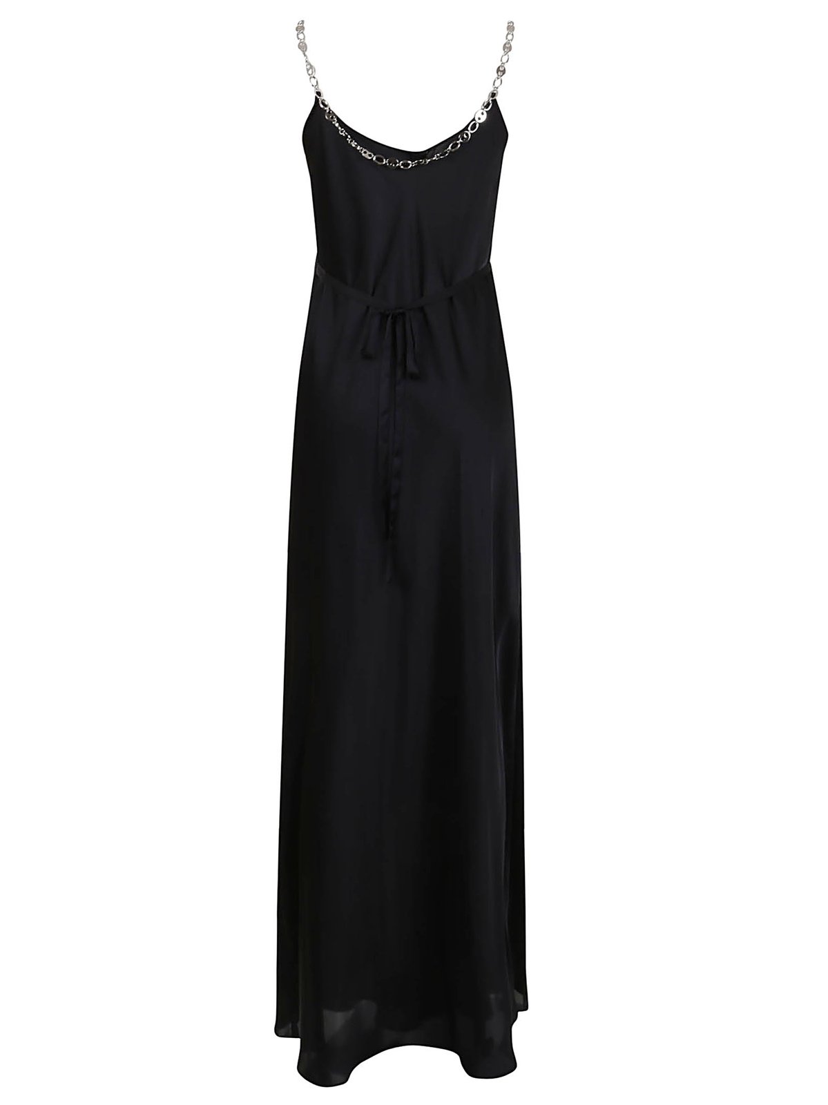 Paco Rabanne Chain-Link Belted Dress