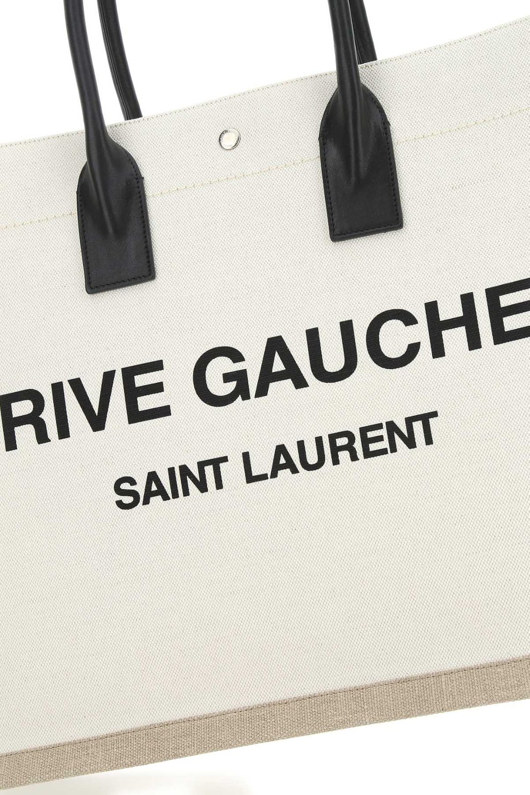 Saint Laurent Logo Printed Tote Bag