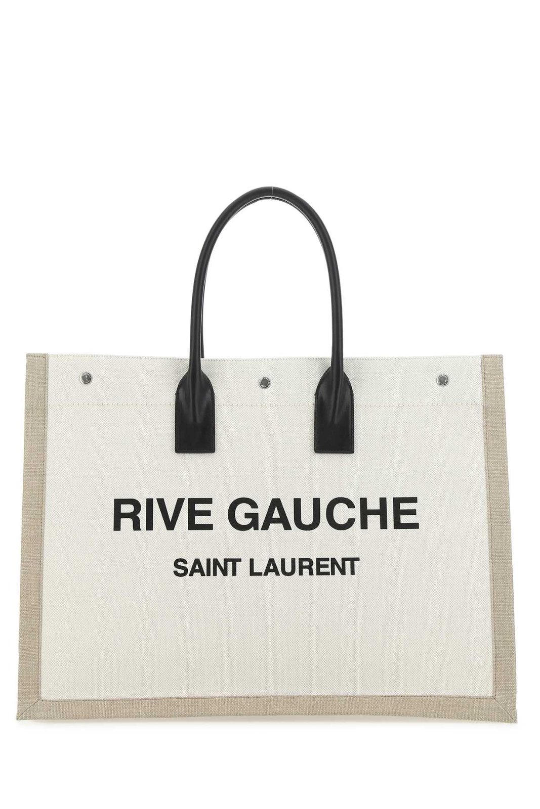 Saint Laurent Logo Printed Tote Bag