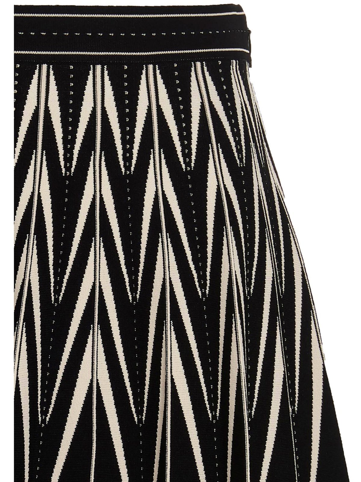 Alexander McQueen Elasticated Waistband Pleated Mini Skirt