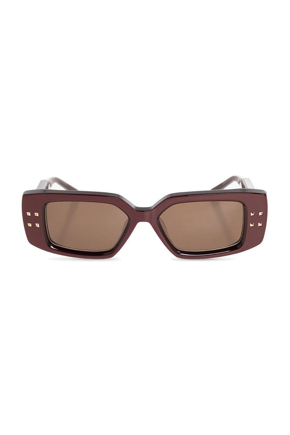 Valentino Eyewear Rectangular Frame Sunglasses