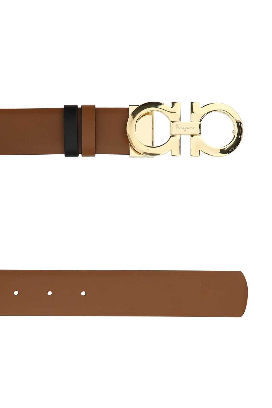 Ferragamo Gancini Buckle Reversible Belt