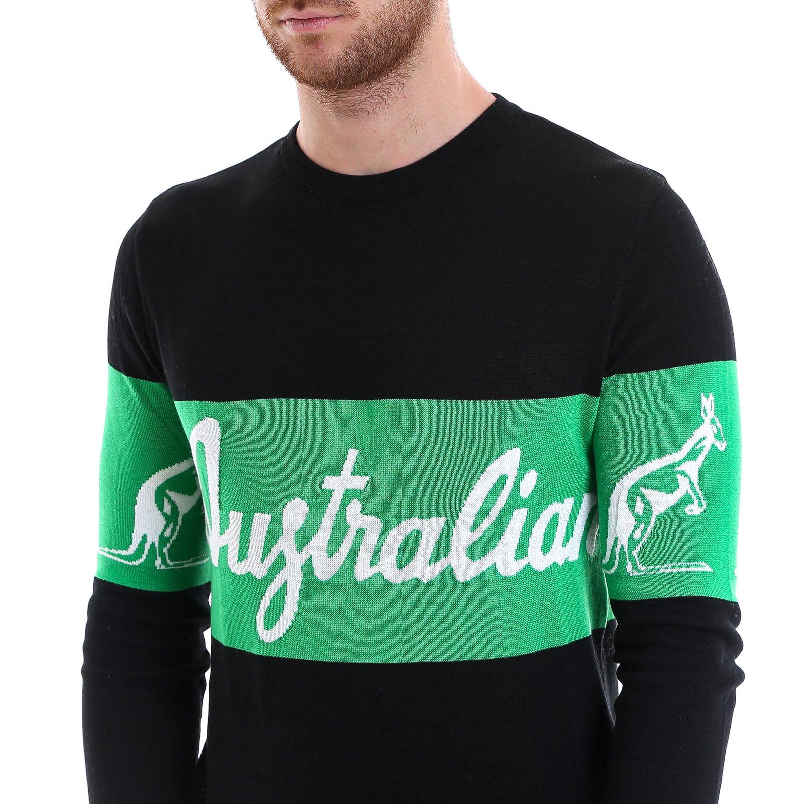 GCDS Australia Intarsia Knit Sweater