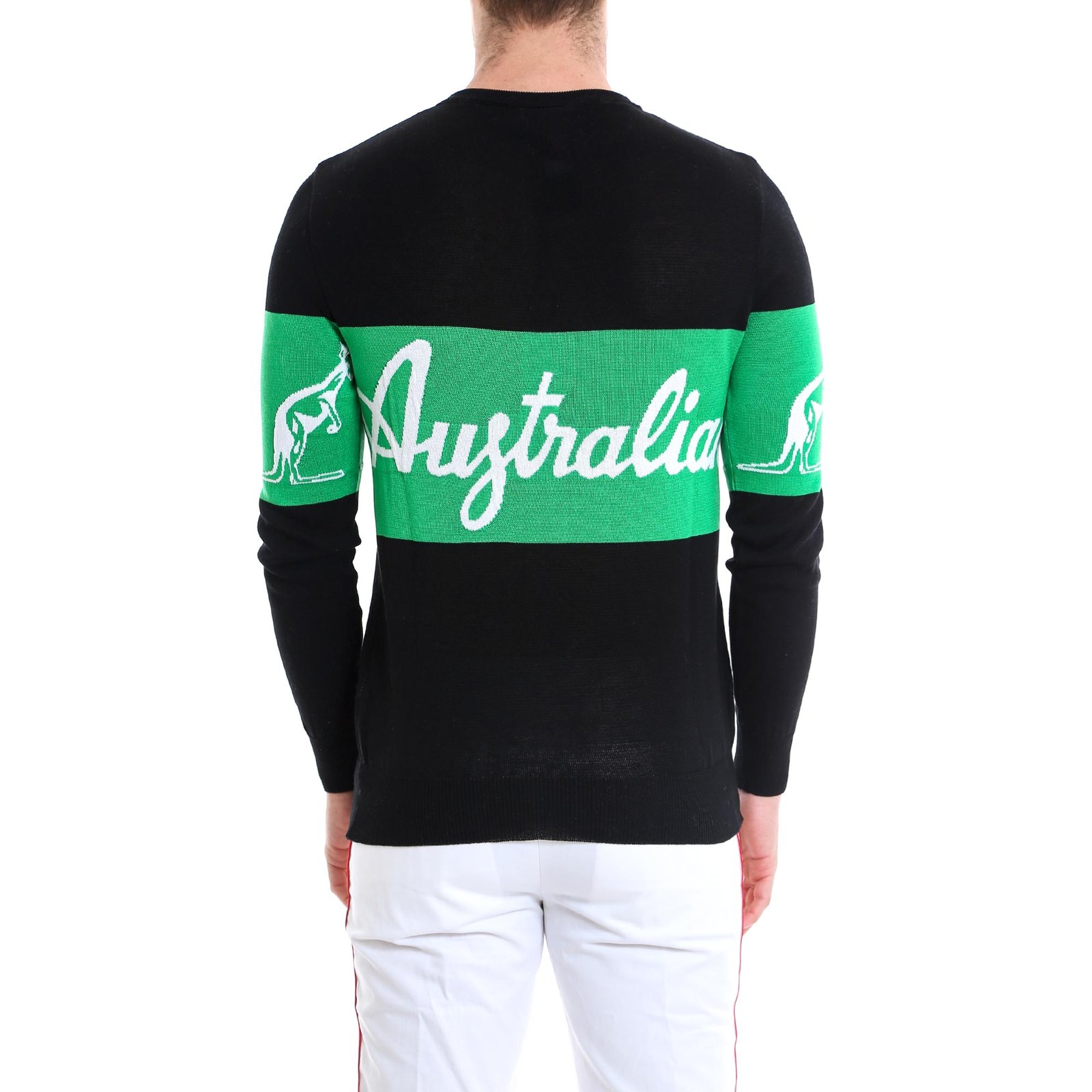 GCDS Australia Intarsia Knit Sweater