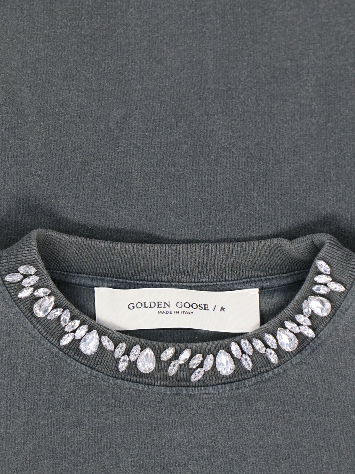 Golden Goose Deluxe Brand Embellished Crewneck Short-Sleeved T-Shirt