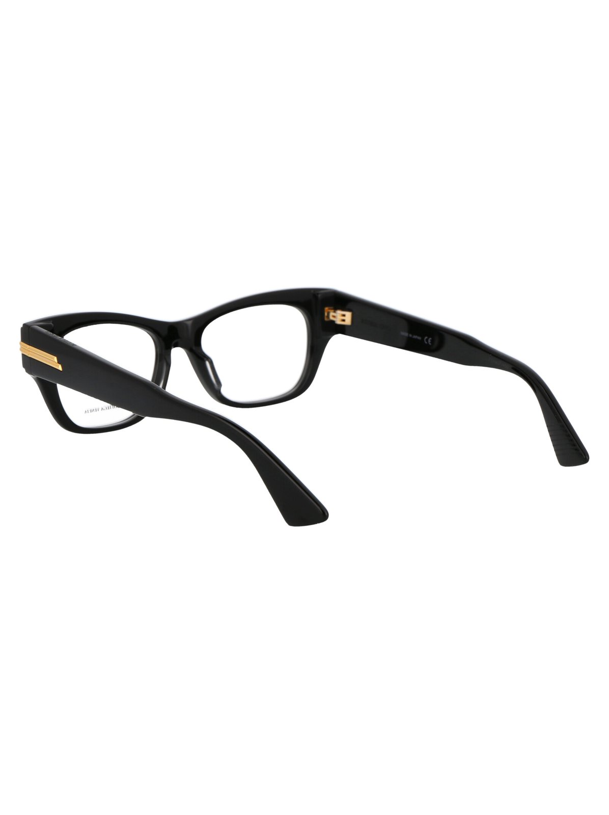 Bottega Veneta Eyewear Sculpted Arm Cat-Eye Frame Glasses
