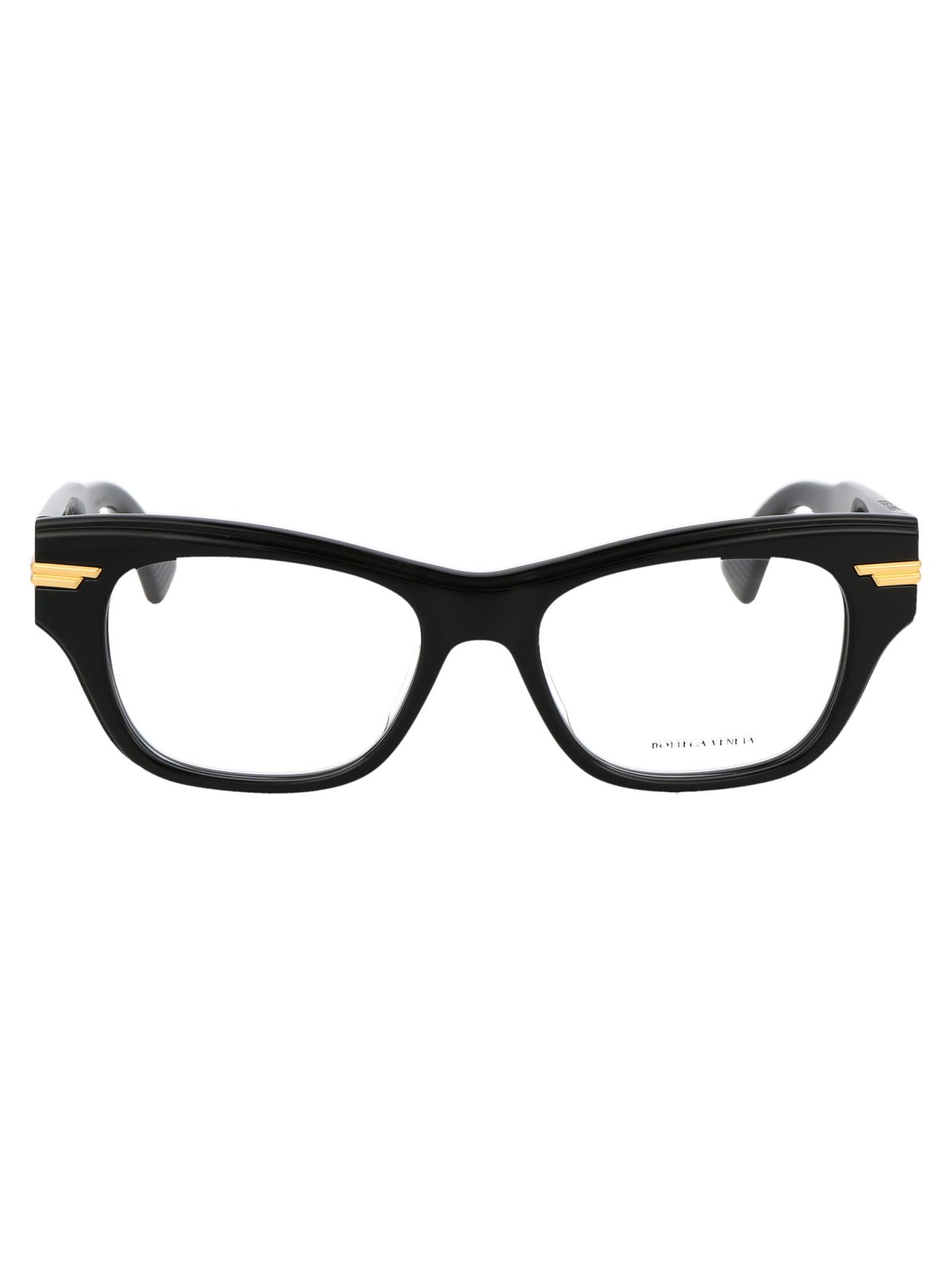 Bottega Veneta Eyewear Sculpted Arm Cat-Eye Frame Glasses