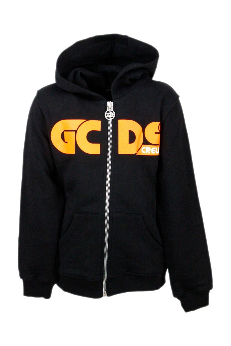 GCDS Kids Logo Printed Hoodie