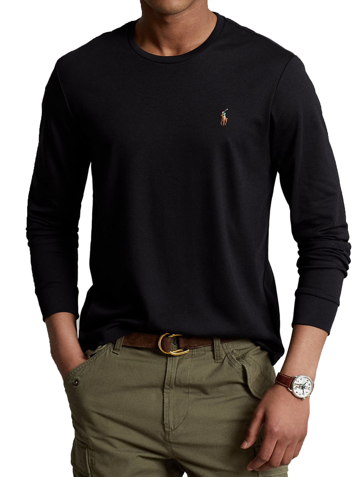 Polo Ralph Lauren Logo Embroidered Long-Sleeved Top 3 Polo Ralph Lauren Logo Embroidered Long-Sleeved Top