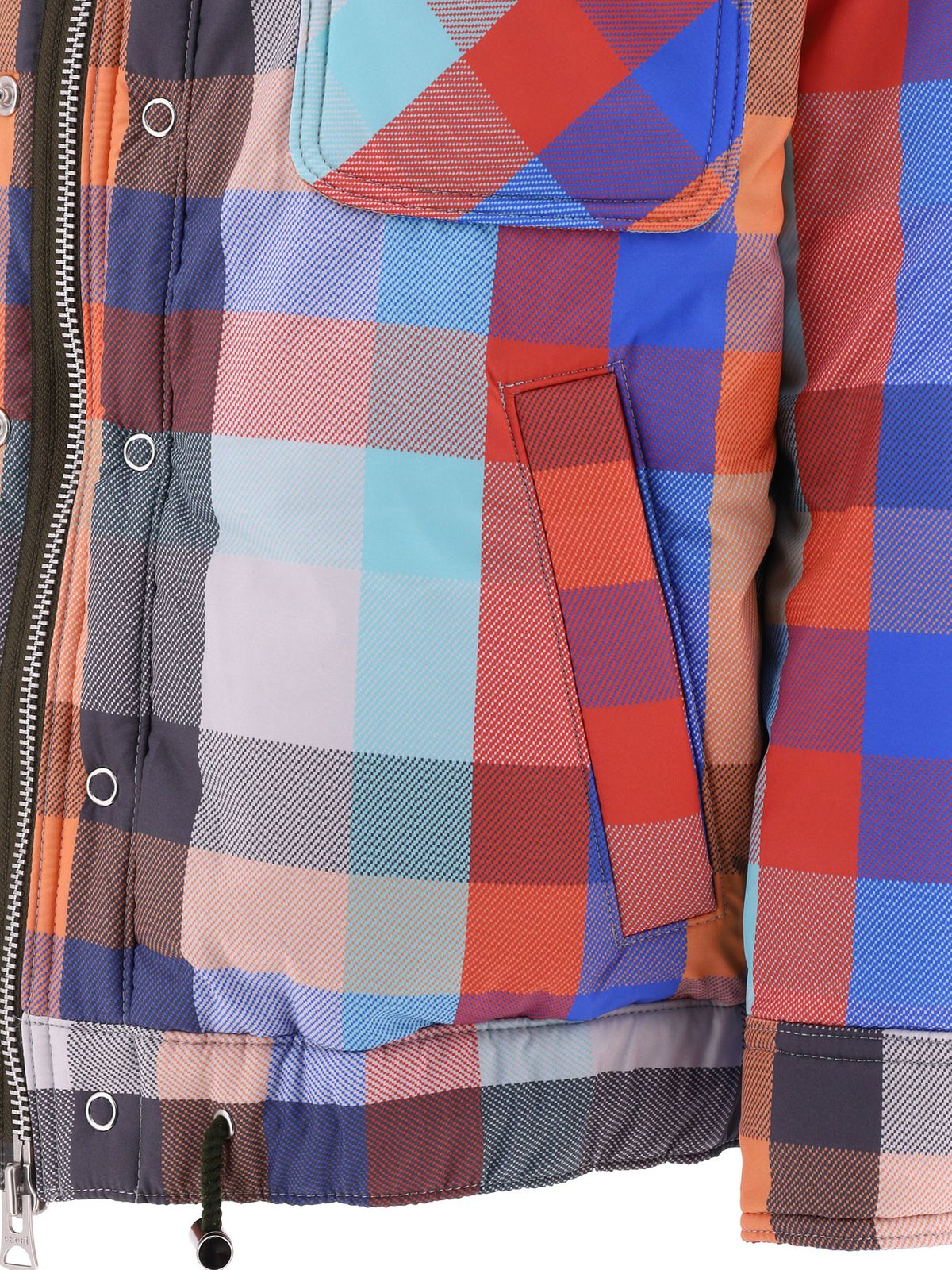Sacai Tartan Down Jacket