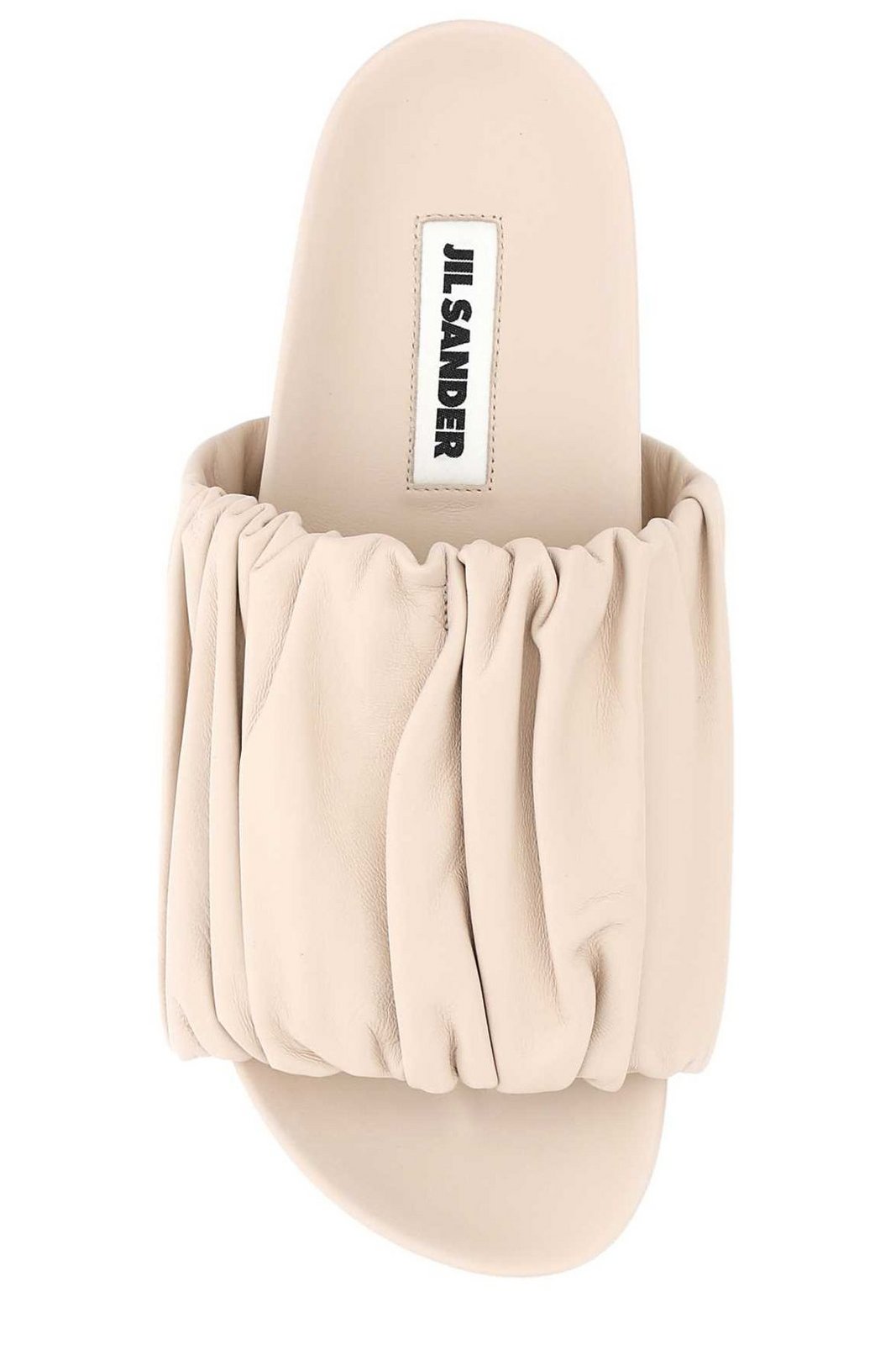 Jil Sander Ruched Slip-On Sandals