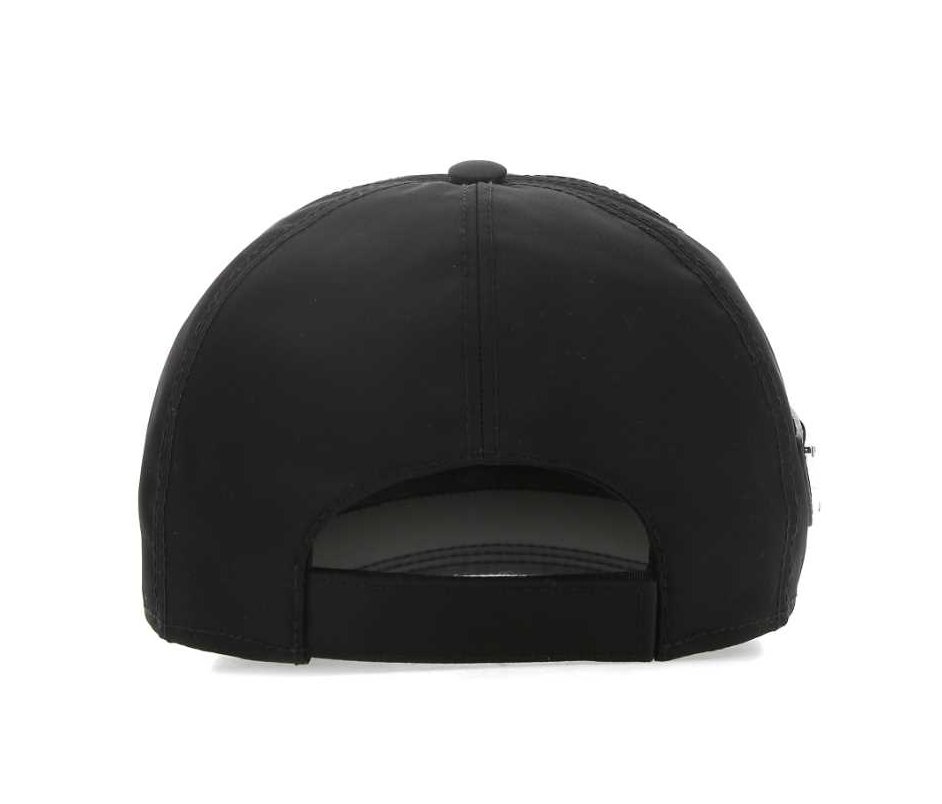 Prada Logo Plaque Curved-Peak Baseball Hat 3 Prada Logo Plaque Curved-Peak Baseball Hat
