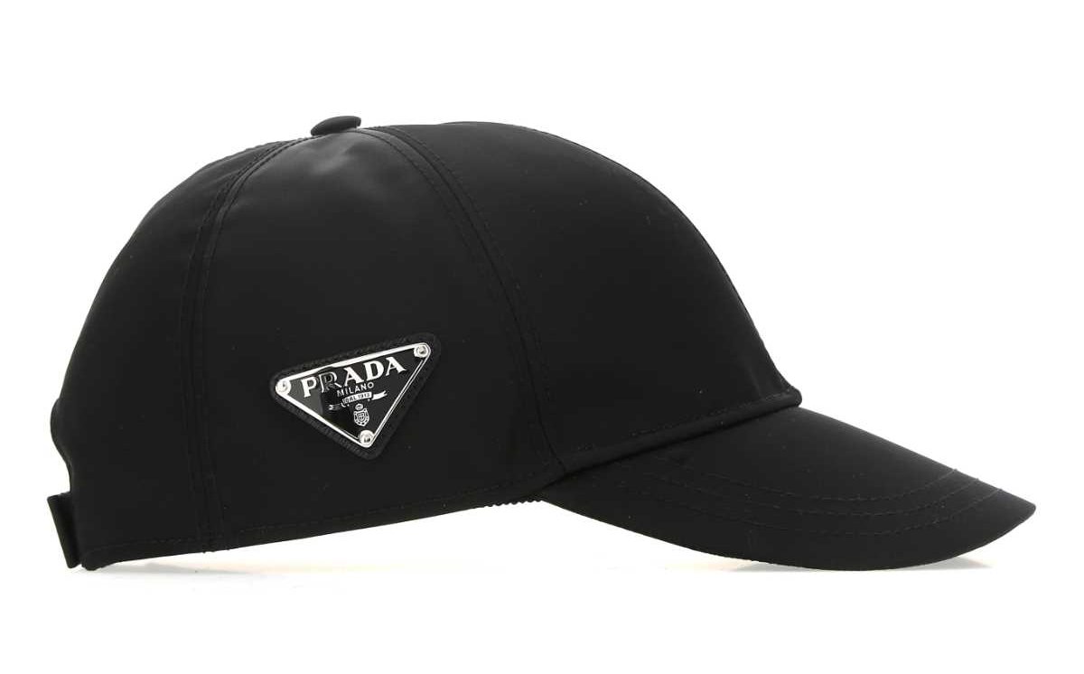 Prada Logo Plaque Curved-Peak Baseball Hat 4 Prada Logo Plaque Curved-Peak Baseball Hat