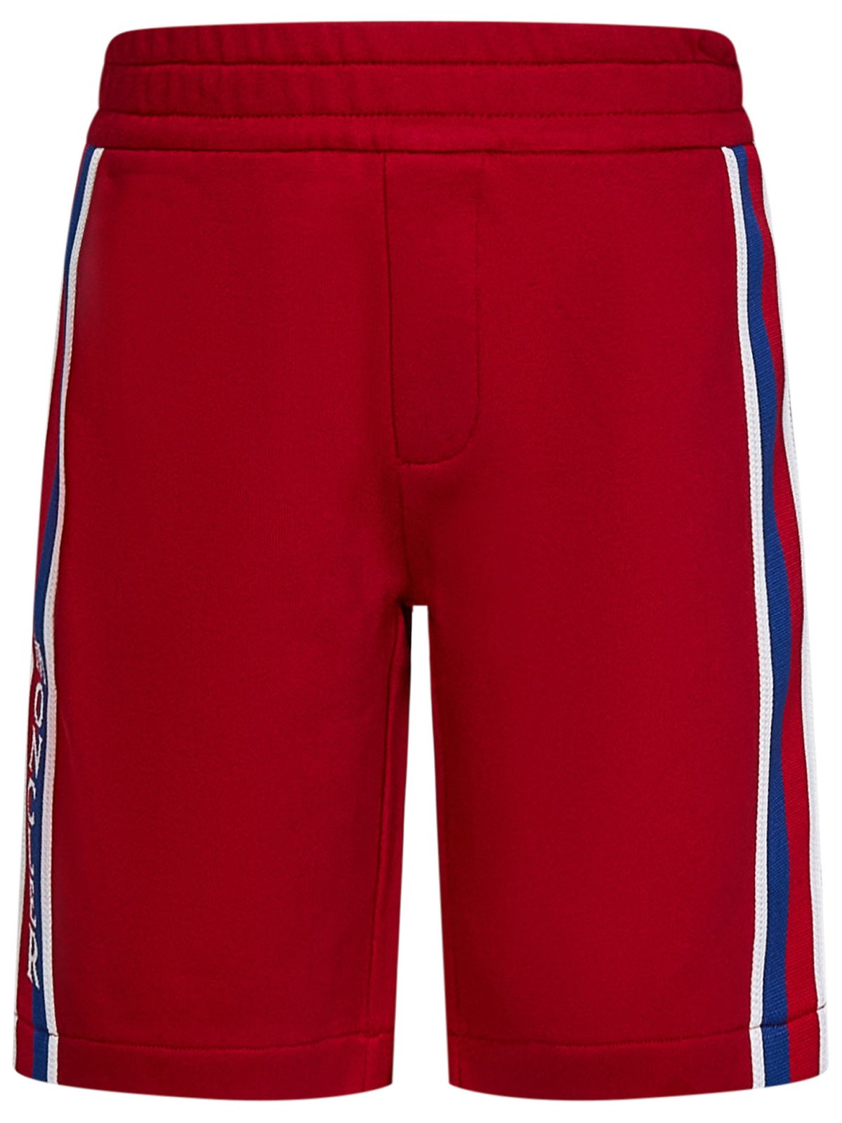 Moncler Enfant Logo Patch Stripe Detailed Shorts 2 Moncler Enfant Logo Patch Stripe Detailed Shorts