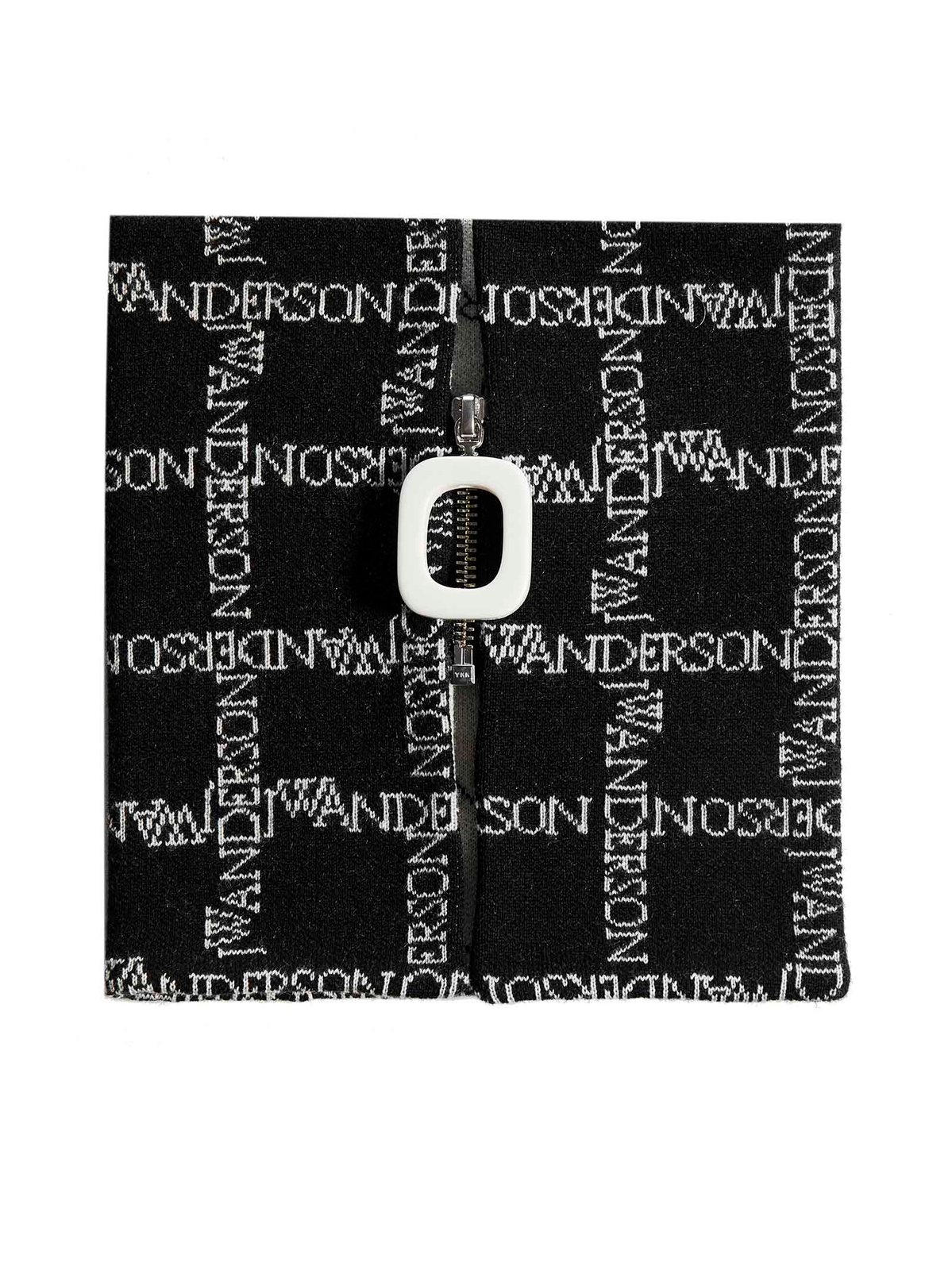 JW Anderson Logo Grid Zipped Neckband