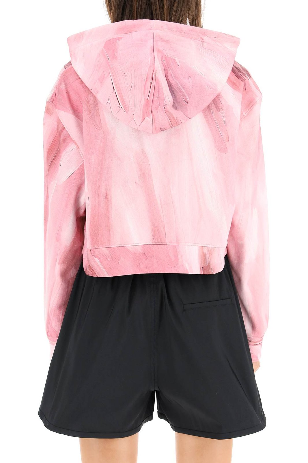 Moschino Drawstring Cropped Hoodie 4 Moschino Drawstring Cropped Hoodie