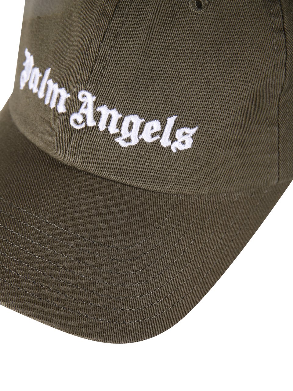 Palm Angels Logo Embroidered Baseball Cap 1 Palm Angels Logo Embroidered Baseball Cap