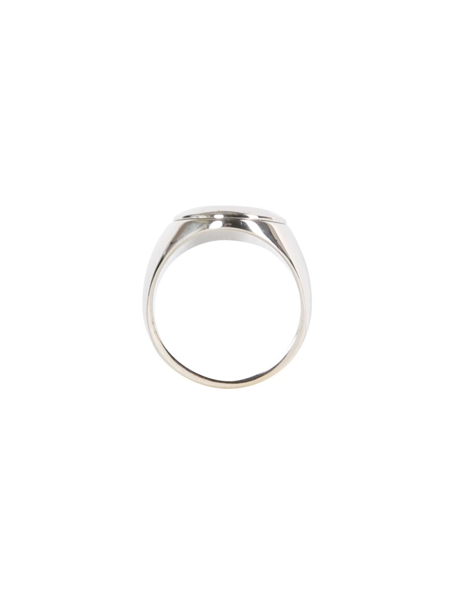 Alexander McQueen Engraved Detail Ring