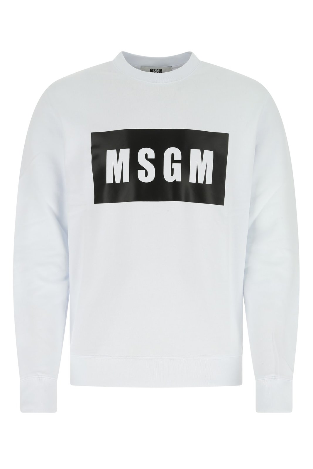 MSGM Logo Printed Crewneck Sweatshirt