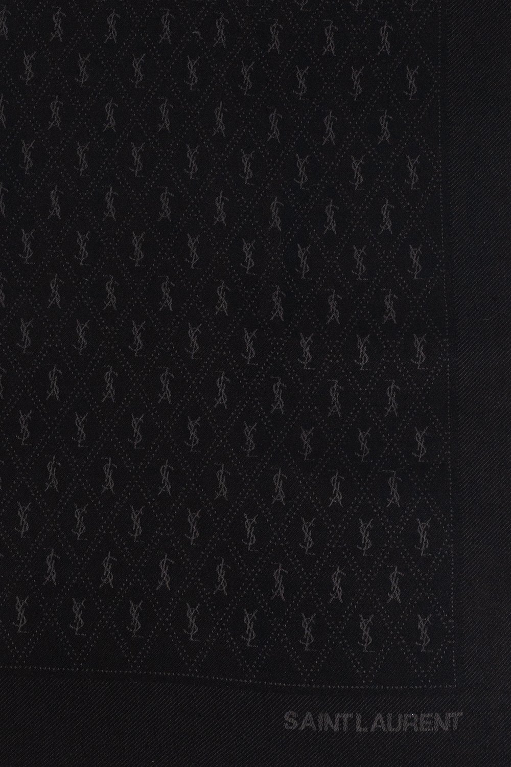 Saint Laurent Cassandre Monogram Large Scarf