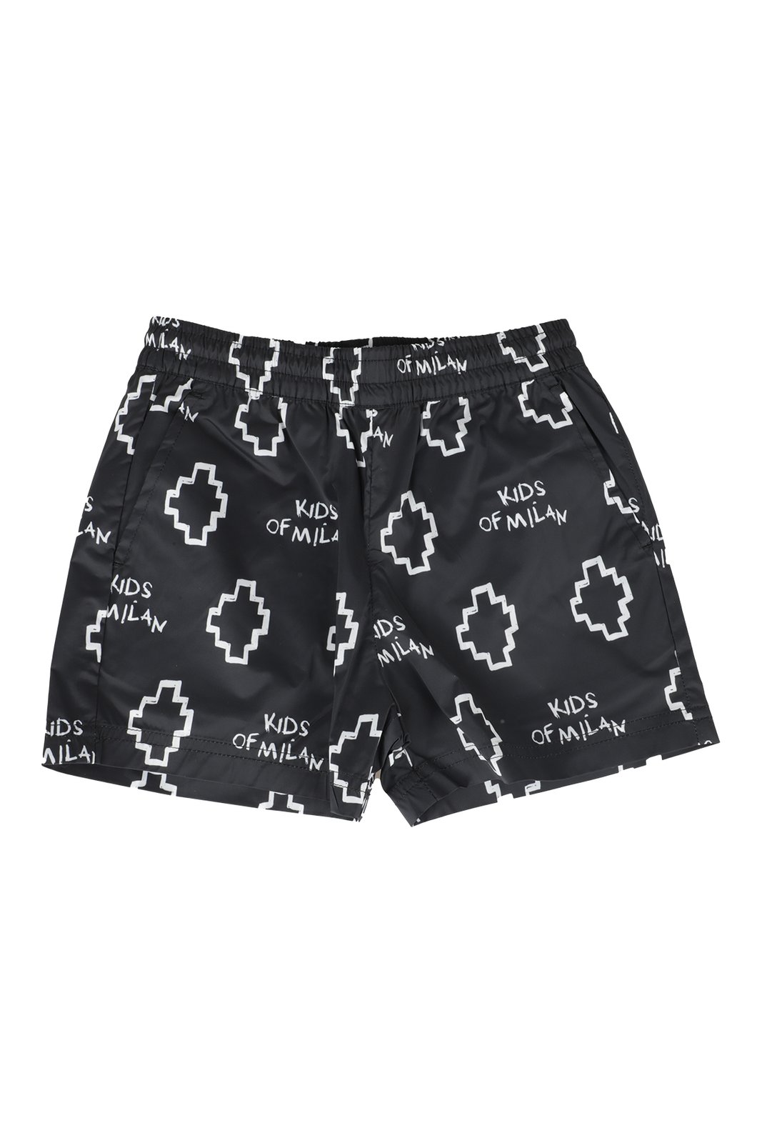 Marcelo Burlon County Of Milan Kids Allover Logo Printed Swim Shorts