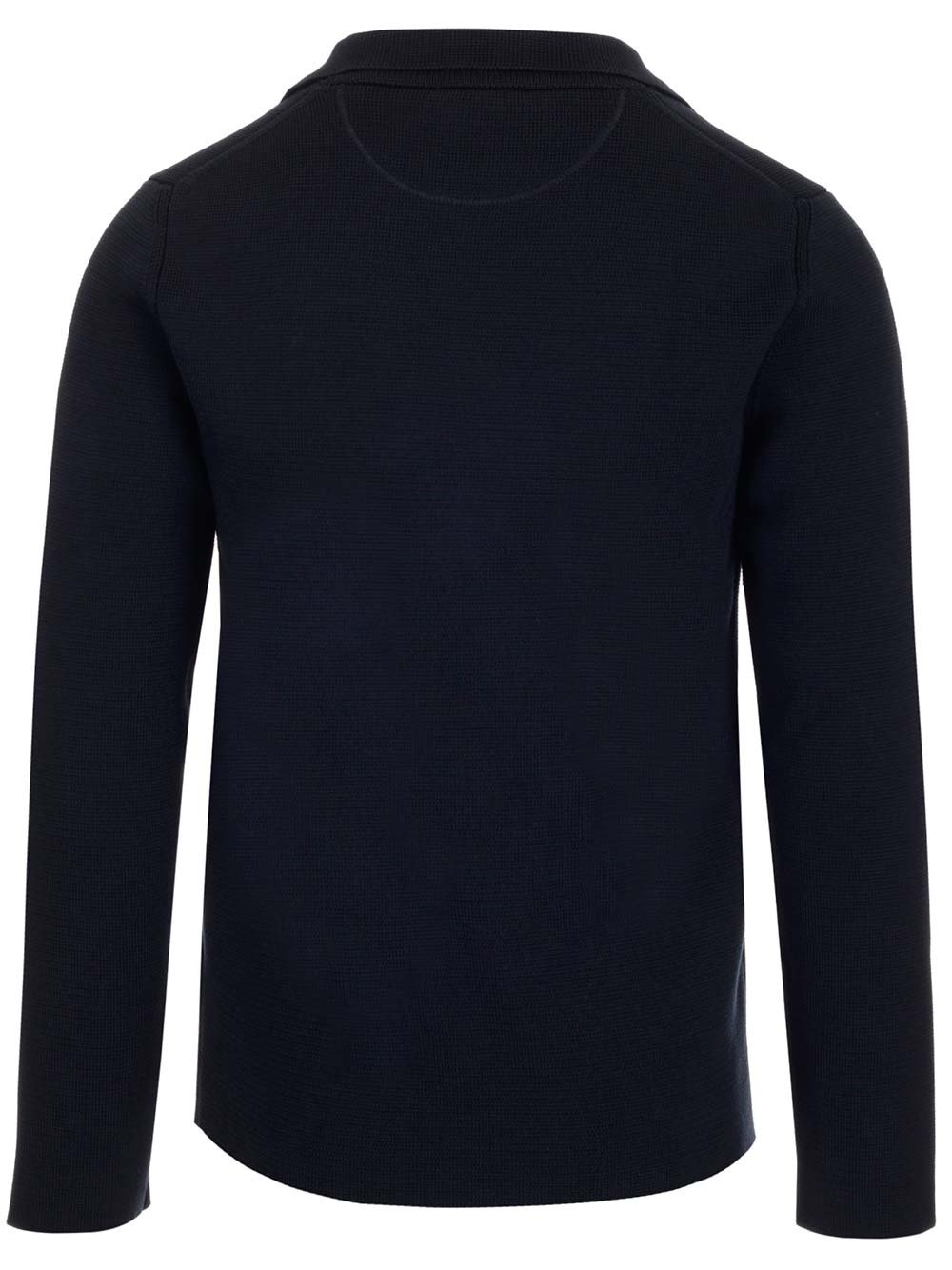 Valentino Double-Breasted Long-Sleeved Knitted Jacket