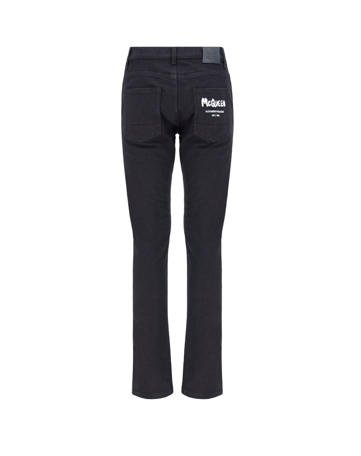 Alexander McQueen Graffiti Denim Jeans