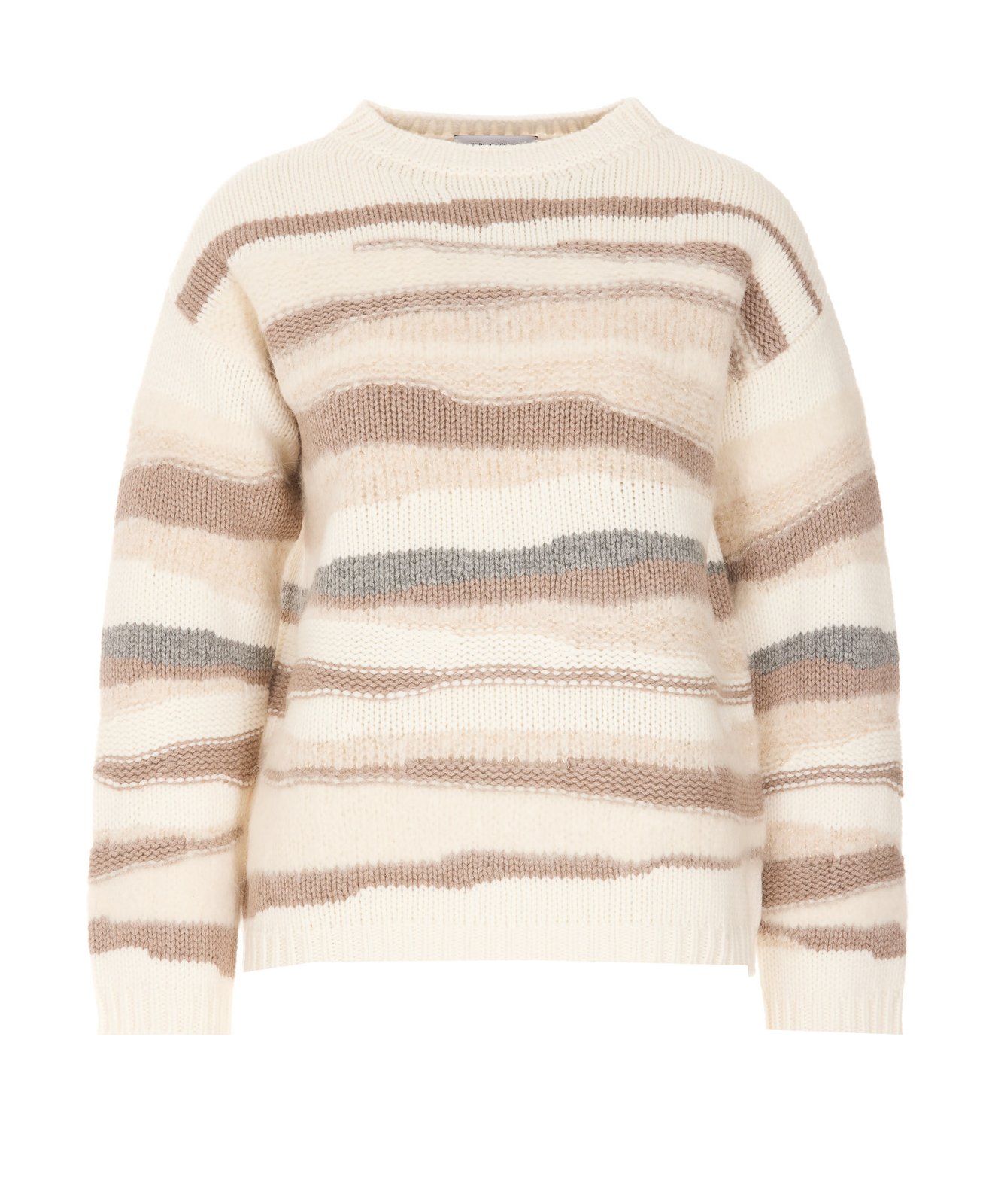 Fabiana Filippi Color Blocked Crewneck Jumper