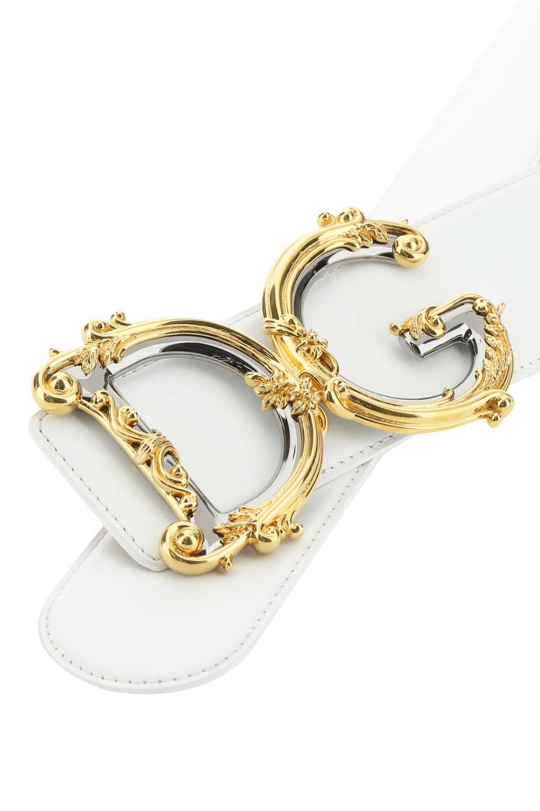 Dolce & Gabbana Baroque DG Logo Belt