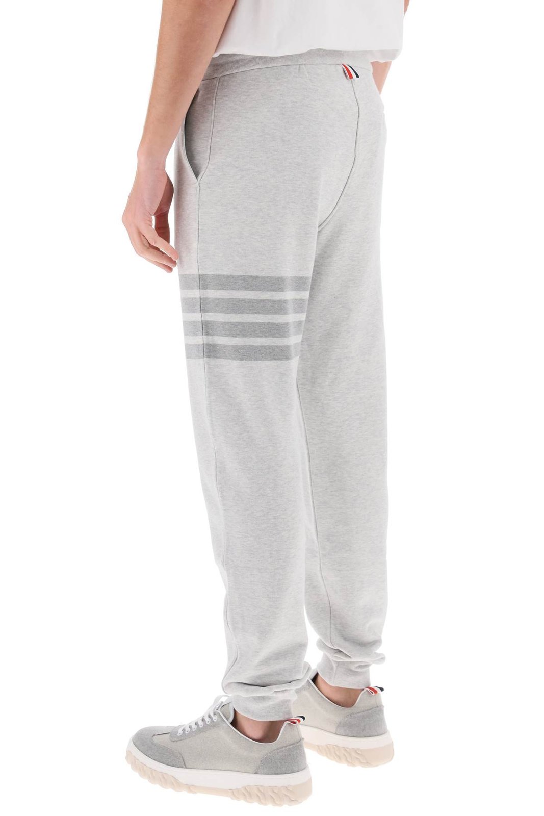 Thom Browne 4-Bar Striped Drawstring Pants