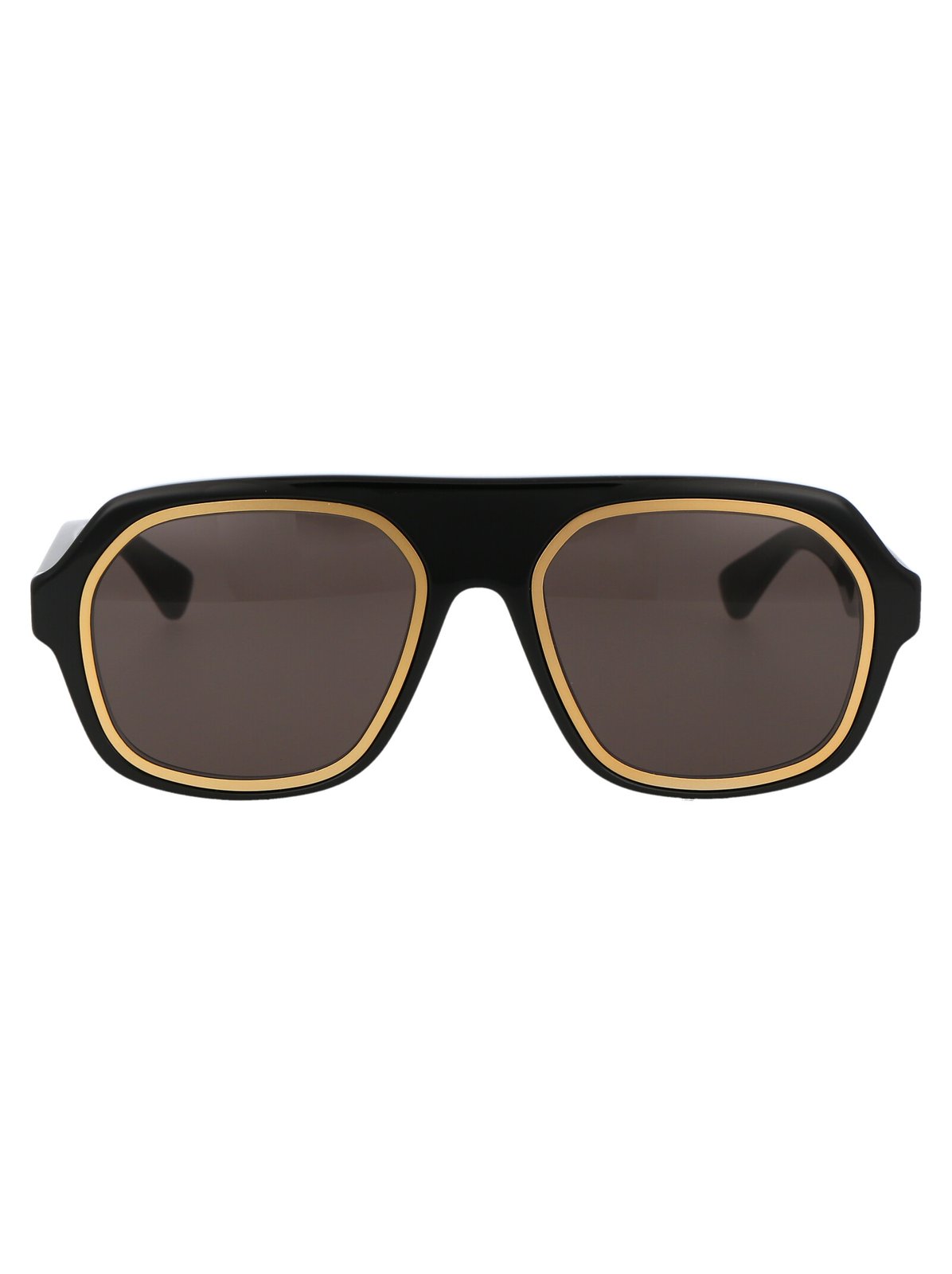 Bottega Veneta Eyewear Aviator Frame Sunglasses