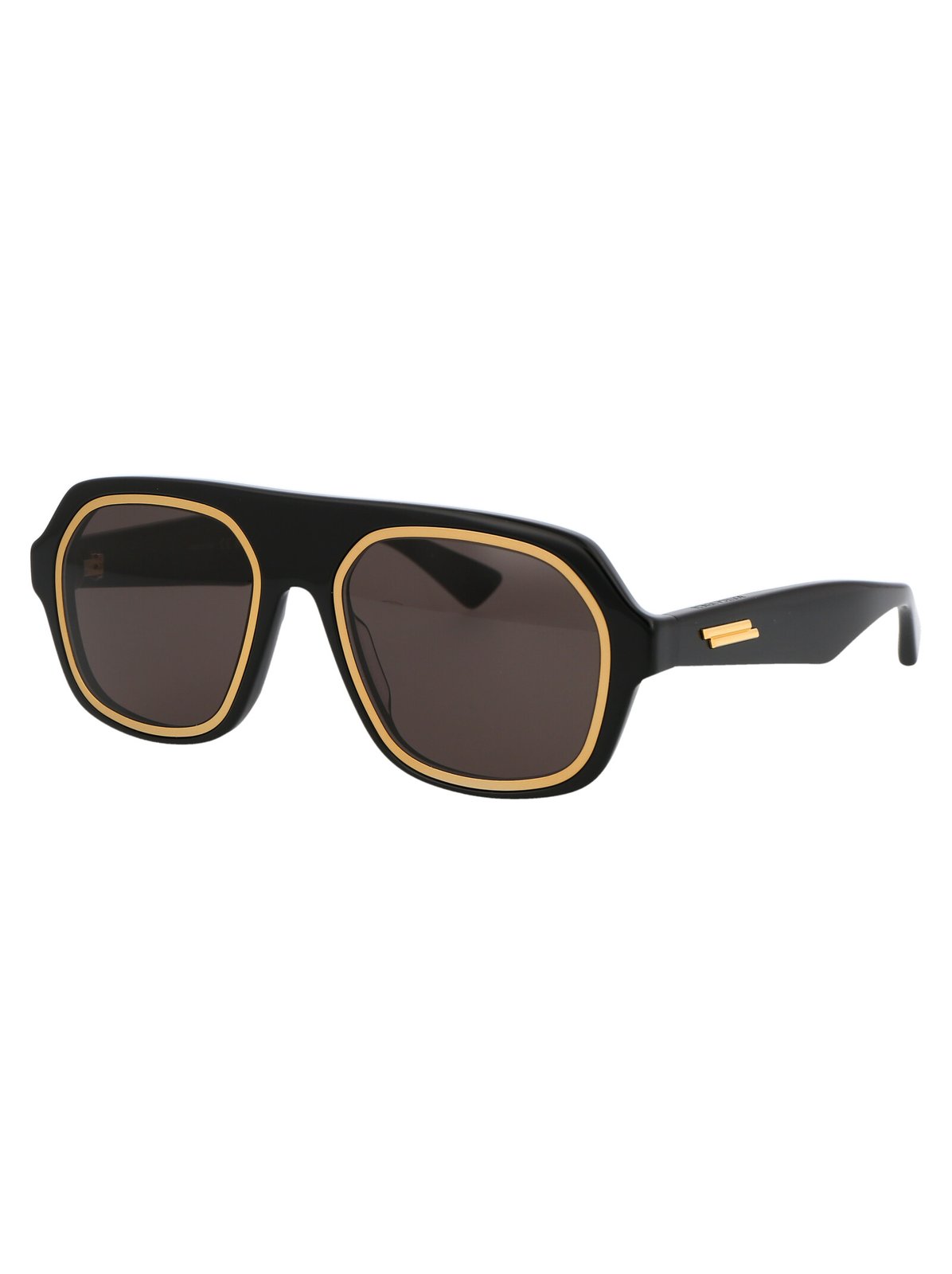 Bottega Veneta Eyewear Aviator Frame Sunglasses