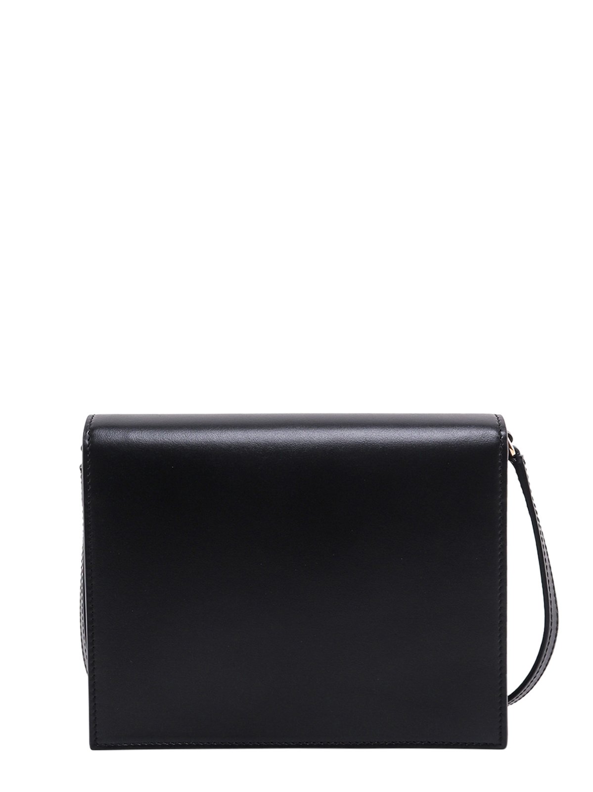 Dolce & Gabbana Logo Embossed Foldover Top Crossbody Bag