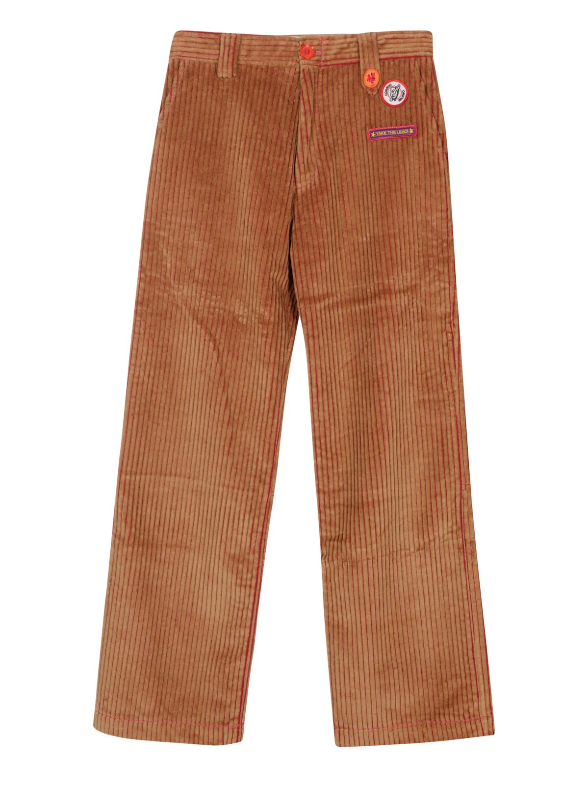 Cormio Logo Patches Velvet Pants
