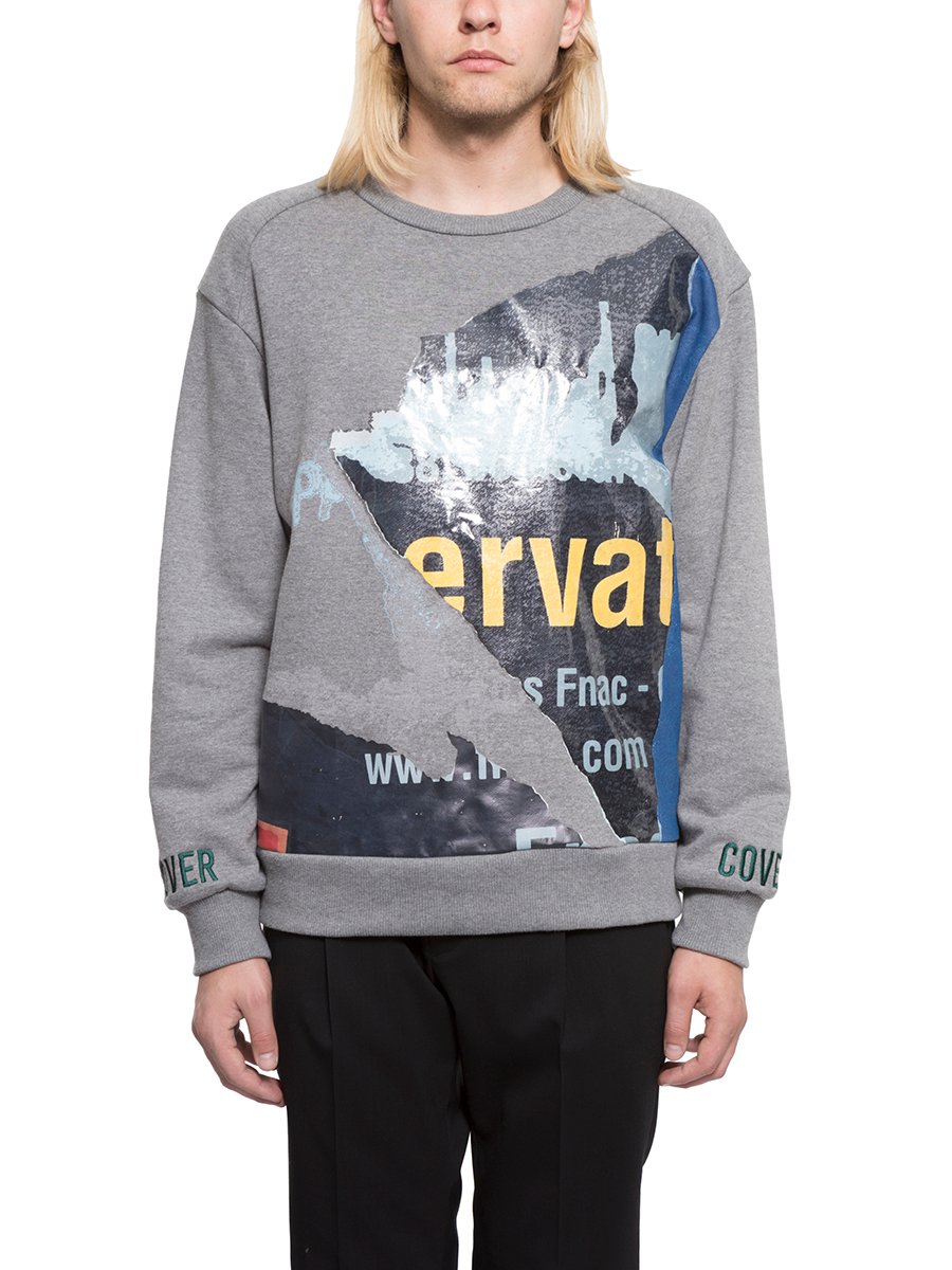 Juun J Printed Crewneck Sweatshirt
