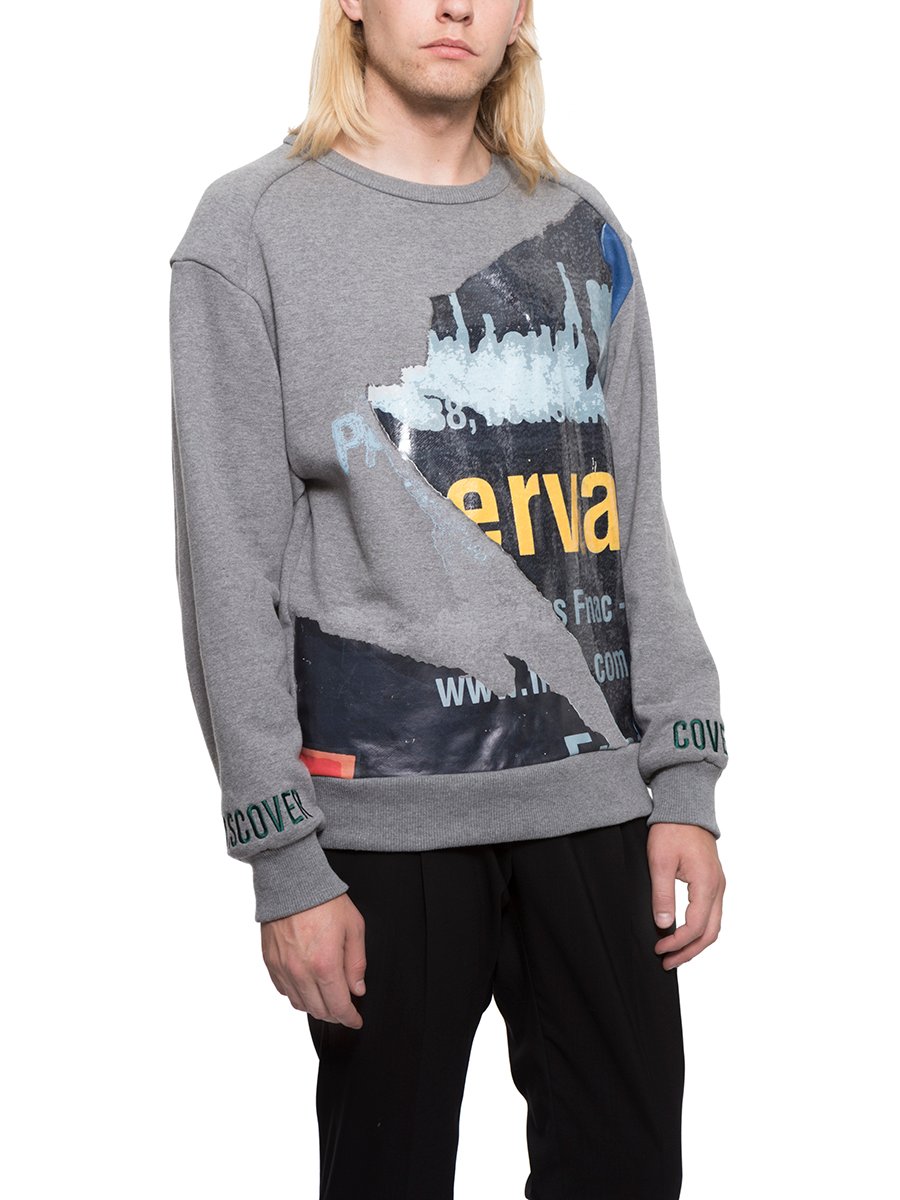 Juun J Printed Crewneck Sweatshirt