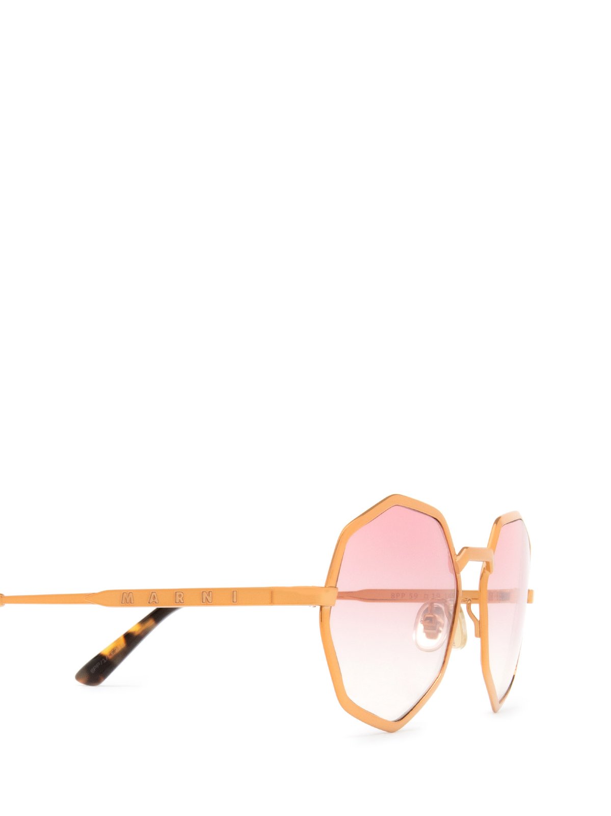 Marni Eyewear Pulpit Rock Geometric Frame Sunglasses