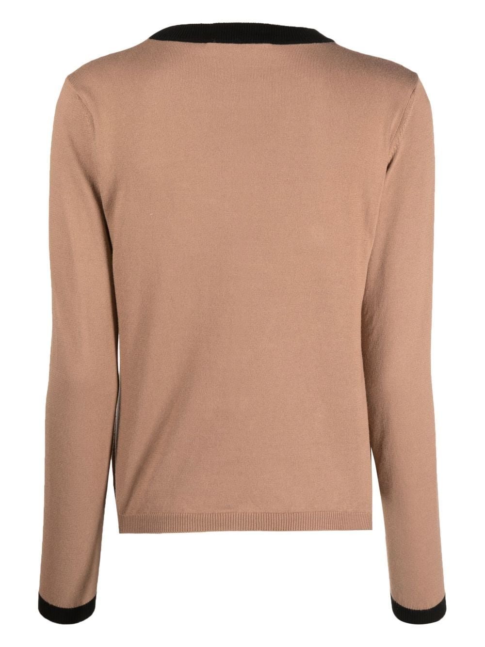 Cormio Logo Motto Intarsia Knitted Top