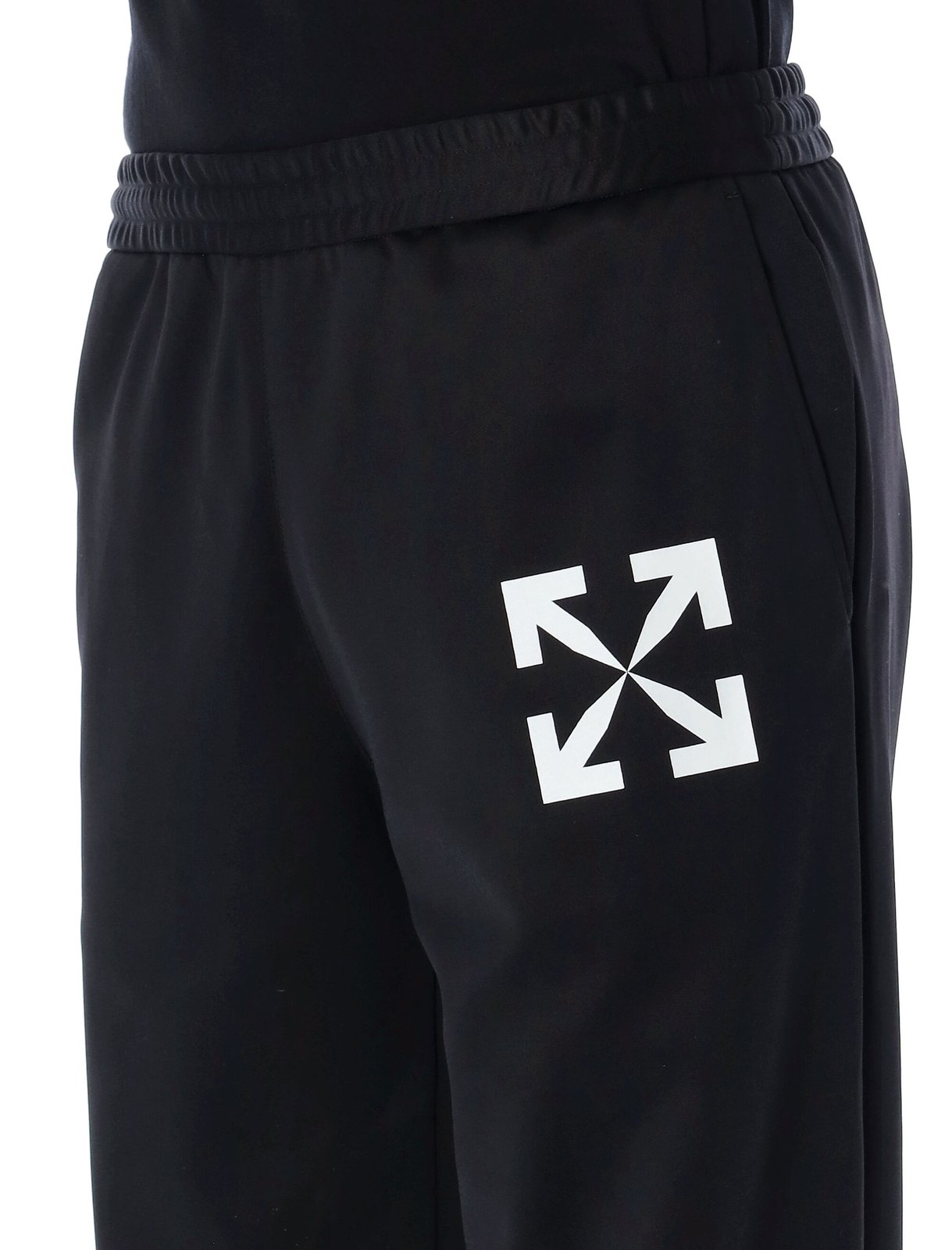 Off-White Arrow Printed Straight Leg Track Pants