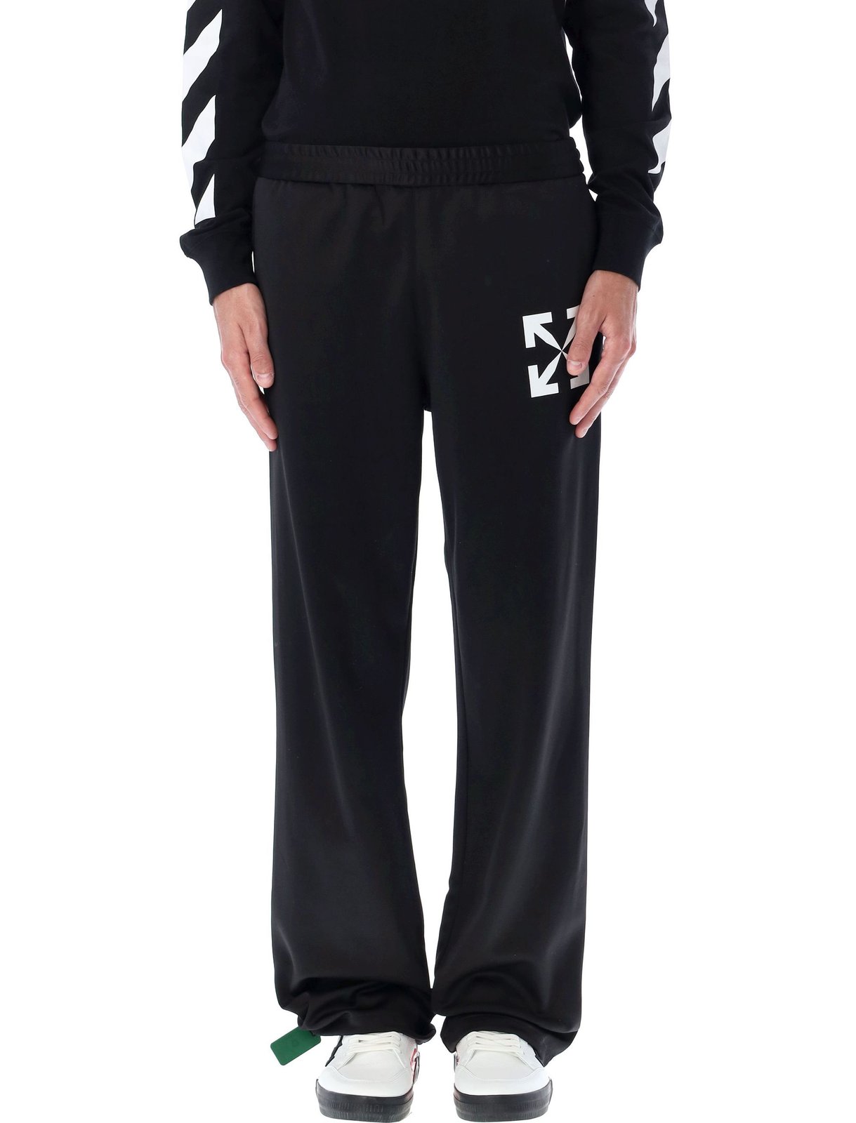 Off-White Arrow Printed Straight Leg Track Pants