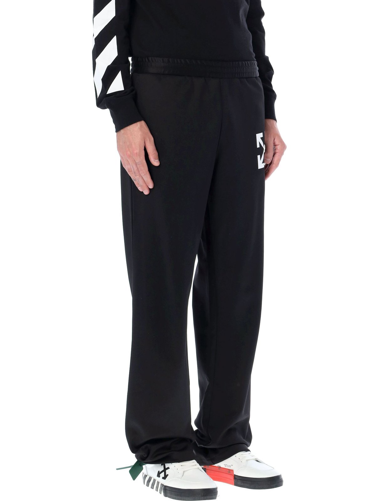 Off-White Arrow Printed Straight Leg Track Pants