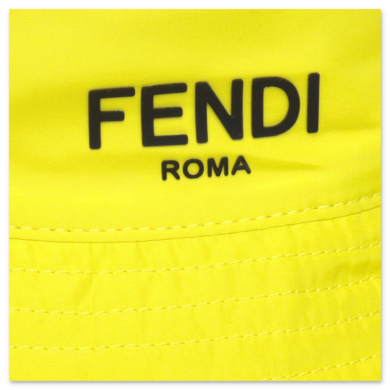 Fendi Kids Logo Detailed Bucket Hat 1 Fendi Kids Logo Detailed Bucket Hat