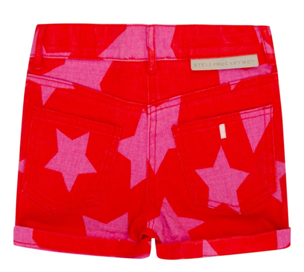Stella McCartney Kids Star Printed Denim Shorts